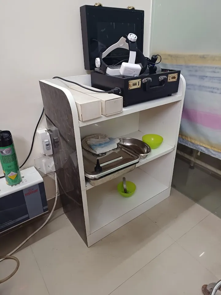 The basement entrance and exterior of Cure & Care Clinic, B Block, Sushant Lok Phase I, Sector 43, Gurugram.